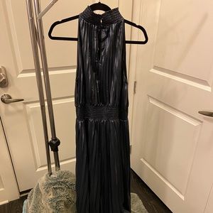 Anne Taylor Pewter Dress Size Large NWT